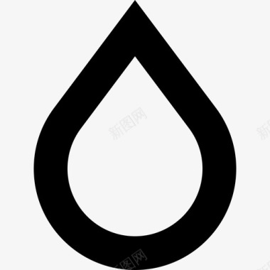水水滴油图标图标