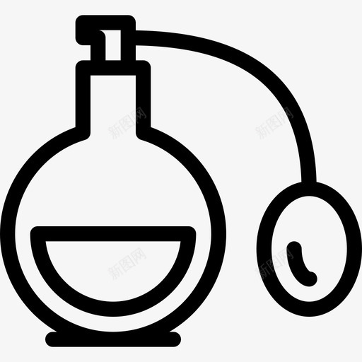香水喷雾器复古图标svg_新图网 https://ixintu.com 喷雾器 复古 时髦路线图标 香水