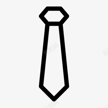 领带商务时尚图标图标