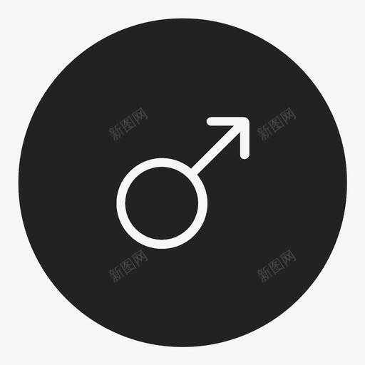男性性别性别象征图标svg_新图网 https://ixintu.com 性别 性别象征 男性