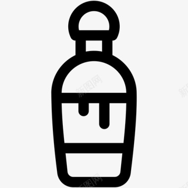 乳液护发素油瓶图标图标