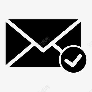 电子邮件接收计算机邮件电子邮件图标图标