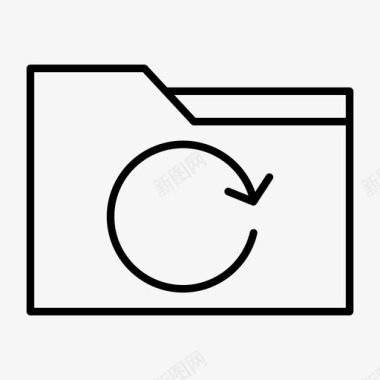 存档重新加载集合计算机文件夹图标图标