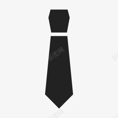 领带商人领巾图标图标