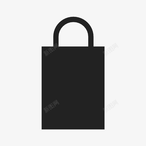 购物袋纸袋塑料袋图标svg_新图网 https://ixintu.com 塑料袋 纸袋 购物袋