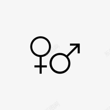 性别符号夫妻爱情图标图标