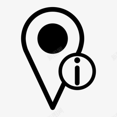 地图pin信息罗盘gps图标图标