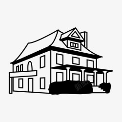 明尼苏达州明尼苏达州圣保罗市圣保罗市豪宅庄园历史建筑图标高清图片