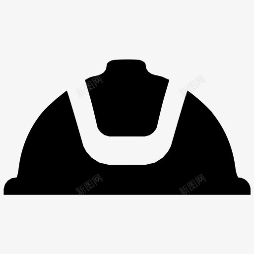 安全帽施工工人图标svg_新图网 https://ixintu.com 安全帽 工人 施工