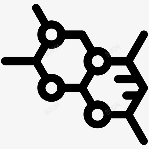 分子原子电子图标svg_新图网 https://ixintu.com 分子 分子键 原子 电子 科学 科学和技术可爱的图标