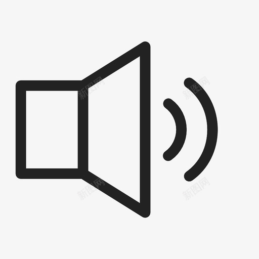 扬声器介质听觉音乐图标svg_新图网 https://ixintu.com 听觉 声音 扬声器介质 音乐 音量