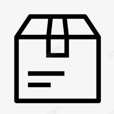 包装送货箱送货服务图标图标