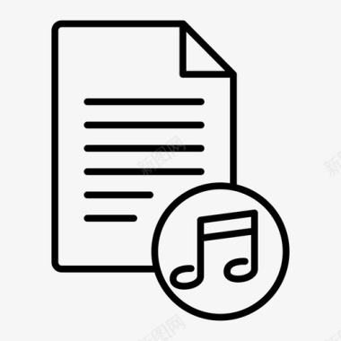 音乐文件唱片列表声音文件图标图标