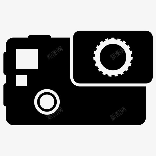 摄像机动作摄像机gopro图标svg_新图网 https://ixintu.com gopro 动作摄像机 录音机 摄像机