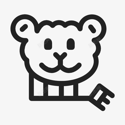 泰迪熊童年圣诞节图标svg_新图网 https://ixintu.com 圣诞节 泰迪熊 玩具熊 童年