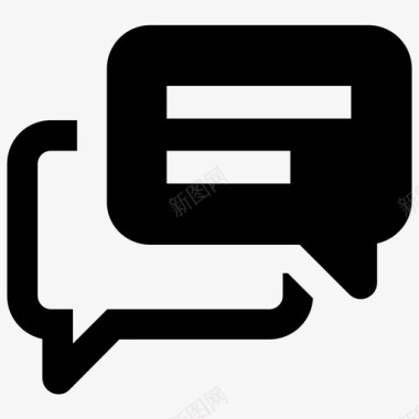 对话交流短信图标图标