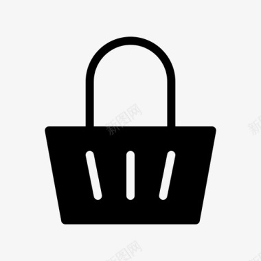 购物篮采购商业图标图标