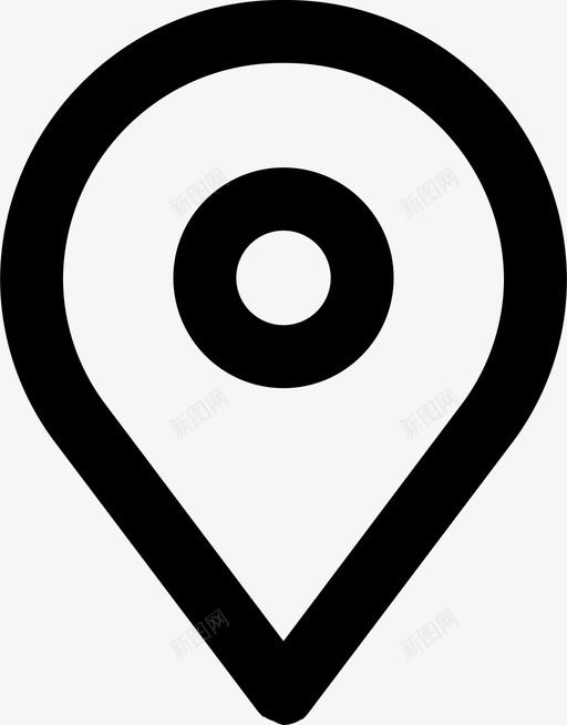 地图图钉gps图钉定位图钉图标svg_新图网 https://ixintu.com gps图钉 地图图钉 基本图标 定位图钉