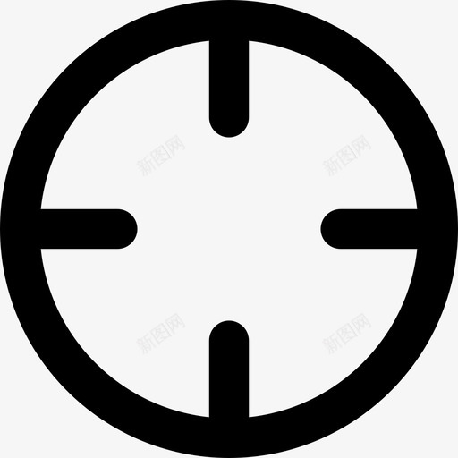 十字准线瞄准聚焦图标svg_新图网 https://ixintu.com 十字准线 取景器 目标 瞄准 聚焦 镜头取景器