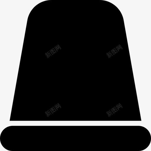 顶针针织缝纫图标svg_新图网 https://ixintu.com 压碎图标缝制实心 缝纫 裁剪 针织 顶针