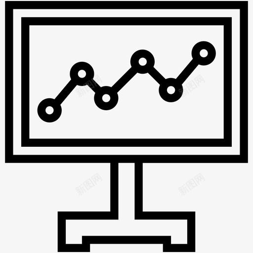 图形展示跳动商业展示图标svg_新图网 https://ixintu.com 商业展示 图形展示 展示板 智能手机 潮汐 画架 脉冲 跳动 震动 项目管理线图标