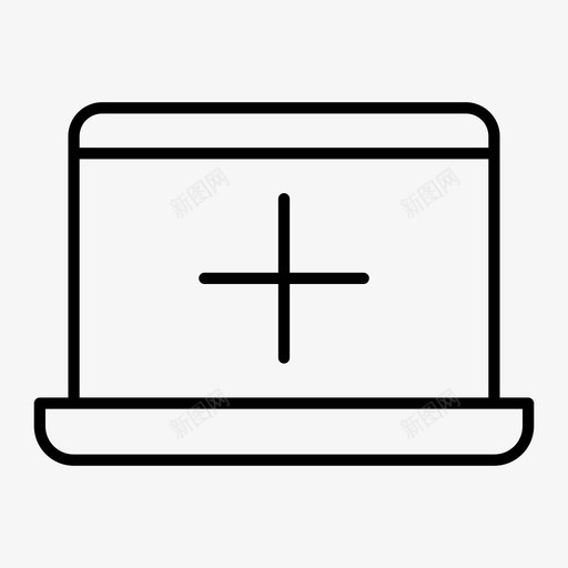 添加笔记本电脑设备笔记本电脑接口图标svg_新图网 https://ixintu.com macbook 添加笔记本电脑 笔记本电脑屏幕 笔记本电脑接口 设备 通知