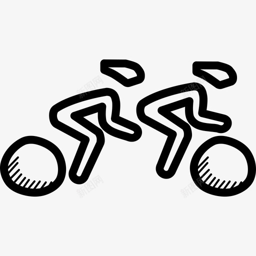 自行车赛道奥运会残奥会图标svg_新图网 https://ixintu.com 奥运会 残奥会 残奥会涂鸦 自行车赛道