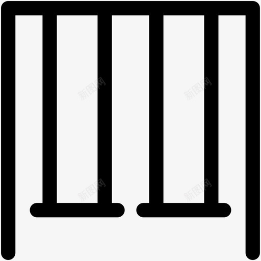 秋千游乐园公园秋千图标svg_新图网 https://ixintu.com 公园秋千 婴儿和儿童 游乐园 游乐场 秋千