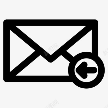 导入电子邮件信封信件图标图标
