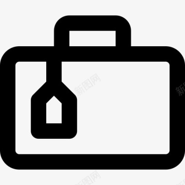 旅行包标签行李图标图标