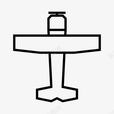 飞机私人飞机螺旋桨图标图标