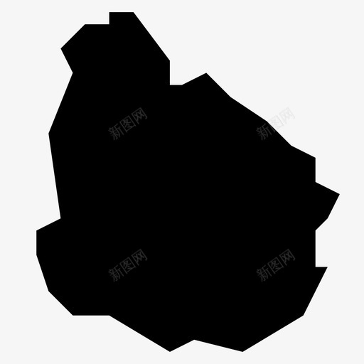 乌拉圭美洲国家图标svg_新图网 https://ixintu.com 世界地图字形 乌拉圭 国家 地图 美洲