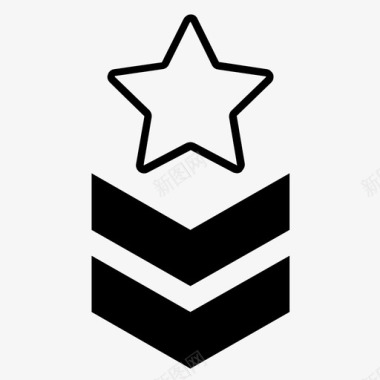军衔符号徽章图标图标