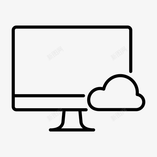 云计算计算机数据存储图标svg_新图网 https://ixintu.com 云计算 数据存储 计算机 软件更新