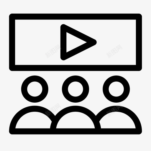 电影院电影演出图标svg_新图网 https://ixintu.com 剧院 广告更大胆 景观 演出 电影 电影院
