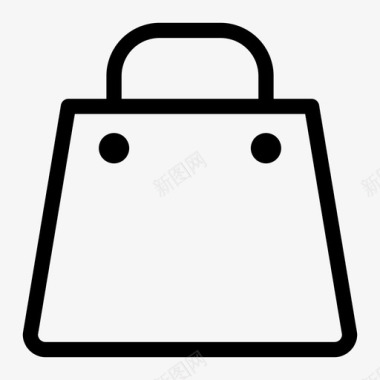 礼品袋包装礼品图标图标