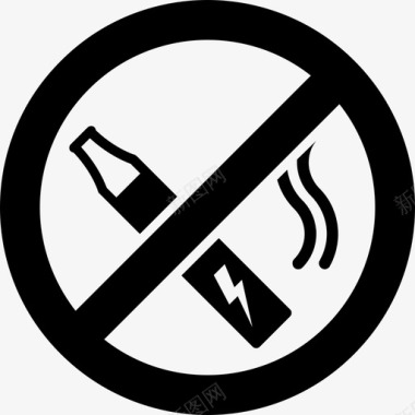 不吸烟不抽烟图标图标
