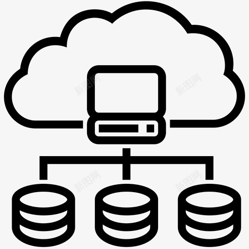 共享网络云托管云网络图标svg_新图网 https://ixintu.com 云托管 云数据技术概要图标 云网络 共享托管 共享网络 网络