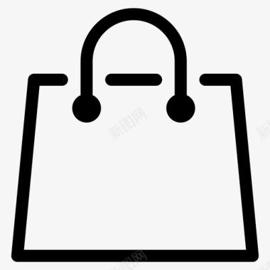 购物袋电子商务零售图标图标