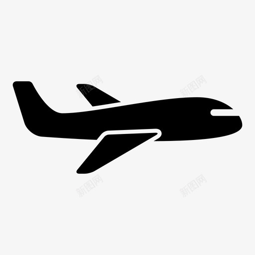 飞机运输旅行图标svg_新图网 https://ixintu.com 旅行 运输 送货2 飞机