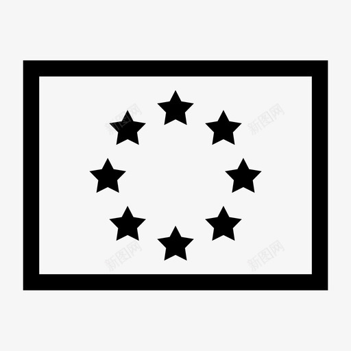 欧洲国旗星星欧盟图标svg_新图网 https://ixintu.com 星星 欧洲国旗 欧盟