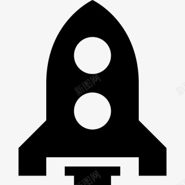 太空船火箭飞船图标图标