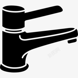 控制水龙头浴室水龙头工具控制供水工具和用具图标高清图片