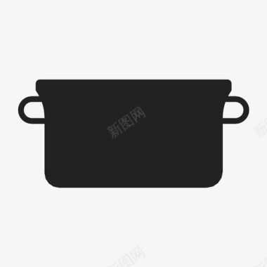 锅厨房平底锅图标图标