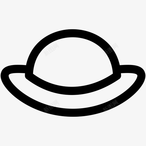 软帽牛仔帽帽子图标svg_新图网 https://ixintu.com 夏日帽 帽子 时尚和服装可爱的图标 牛仔帽 软帽