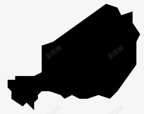 尼日尔非洲国家图标图标
