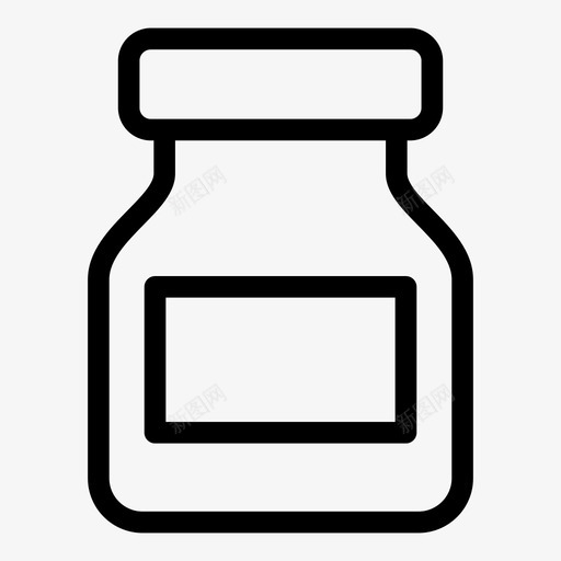 药品瓶子保健图标svg_新图网 https://ixintu.com 保健 医疗 瓶子 药品 诊所