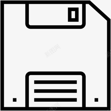 软盘软盘驱动器存储设备图标图标