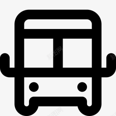 公交公共交通骑乘图标图标