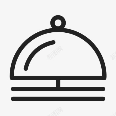 穹顶罩菜肴食物图标图标